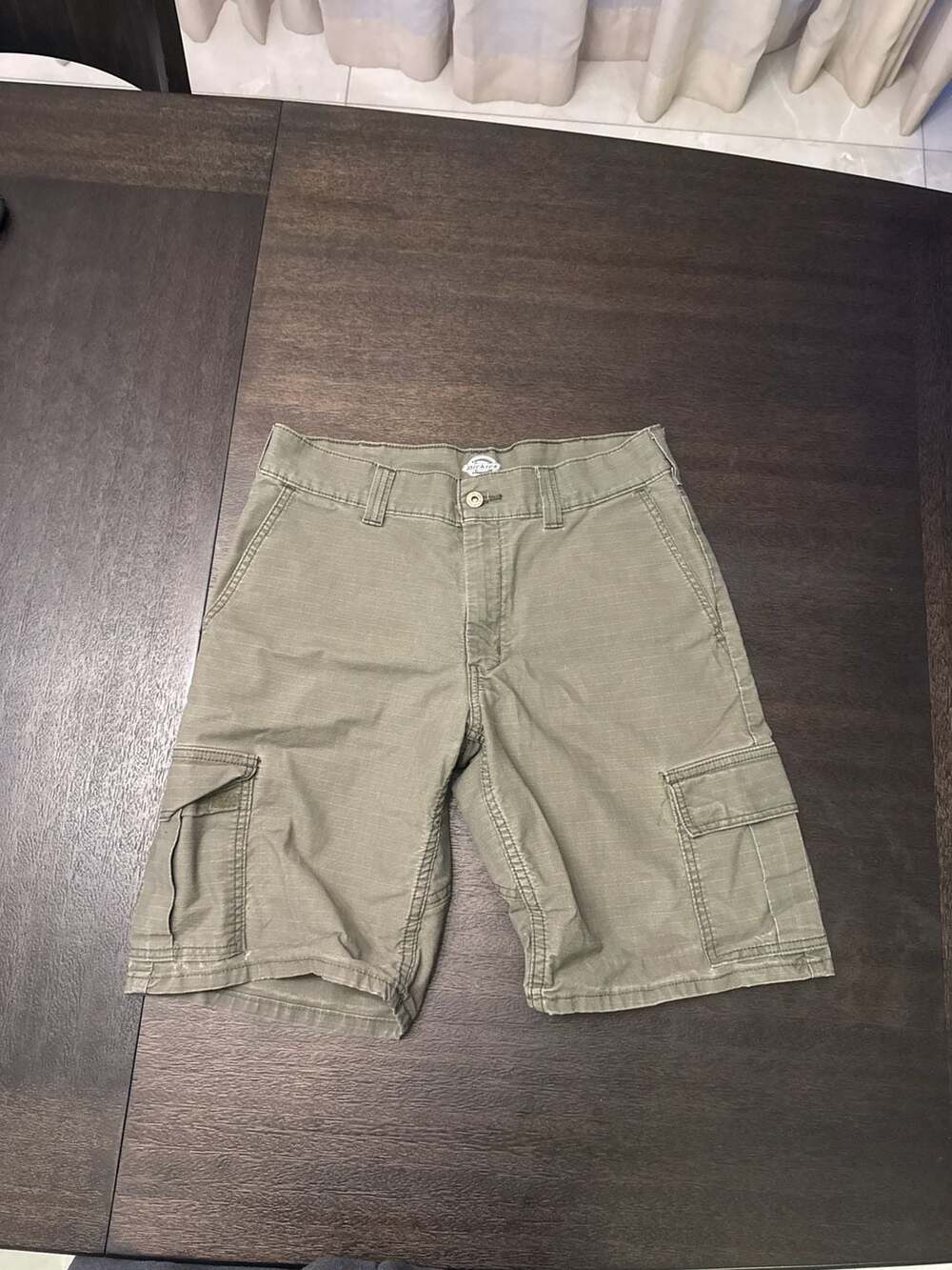 Dickies Skateboarding Mens Ripstop Cargo Shorts in Olive Green Size 32